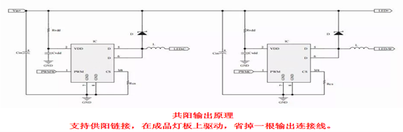 OC5220共陽(yáng)極 深度調(diào)光DC-DC降壓恒流芯片替換Hi7001 Hi7000